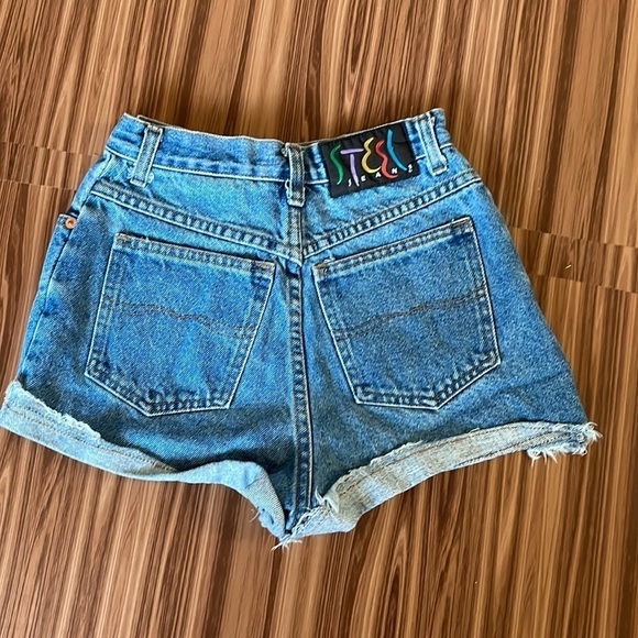 STEEL Jean Cut Off Shorts Size 7 - Picture 4 of 9